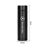 NNEOBA Smart Thermos Bottle–Temperature Display Leakproof Design 500ml Black