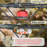 NNEOBA 4000W Portable Gas Stove Burner High-Power Khaki