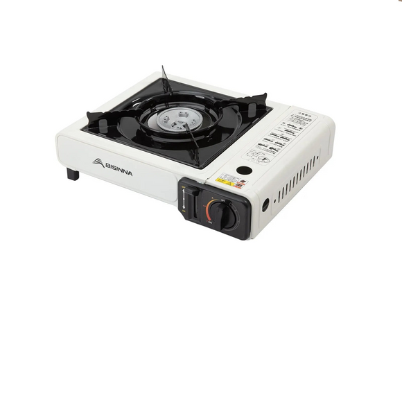 NNEOBA Camping Stove Cassette with 3-Layer Safety White