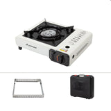 NNEOBA Camping Stove Cassette with 3-Layer Safety White