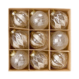 9PCS Christmas Ball Ornament Set