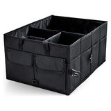 NNEOBA Large Capacity Collapsible Car Trunk Organizer Storage Box Black