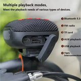 NNEOBA Bicycle Portable Bluetooth Speaker Black