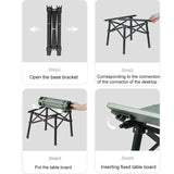 NNEOBA Aluminum Alloy Folding Table