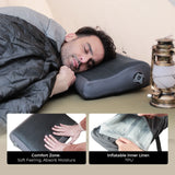 NNEOBA Ergonomic Inflatable Camping Air Pillow Grey