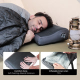 NNEOBA Inflatable Camping Pillow with Adjustable Height & Strap