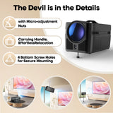 NNEOBA Ultra Auto-Focus Projector Black