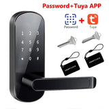 NNEOBA Smart Fingerprint Door Lock with App Control & IC Cards (Waterproof)