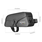 NNEOBA Waterproof 0.6L Top Tube Lightweight Frame Storage Bag Black