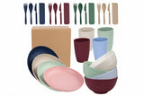 NNETM Colorful Plastic Camping Cutlery Set (28)