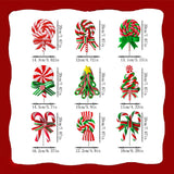 9PCS Candy Cane Christmas Yard Decorations