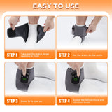NNEOBA Electric Ankle Massager Brace Black