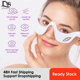 NNEOBA EMS Microcurrent Pulse Eye Massager with Heating Therapy for Fatigue Relief