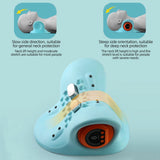 NNEOBA Electric Neck Stretcher Pulse Cervical Traction Pillow EMS Massage Blue