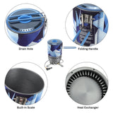 NNEOBA Radiant Stove System Compact Windproof Heat