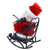 Animated Santa Claus Violin Decoration