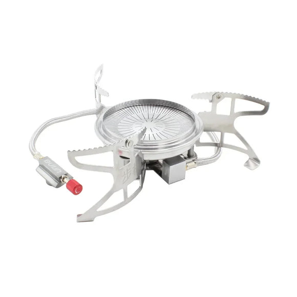 NNEOBA Camping Folding Gas Stove Split-Type Silver