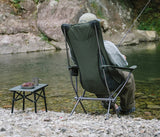 NNEOBA Ultralight Folding Camping Chair Widened Green