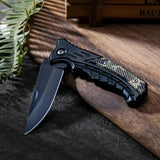 NNEOBA Folding Fillet Knife Army Green