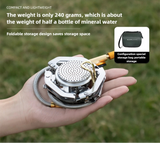 NNEOBA 4800W Windproof Pocket Stove Silver