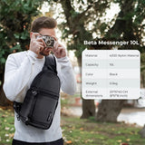 NNEOBA 10L Camera Sling Backpack Black