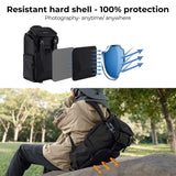 NNEOBA 25L Professional Camera Backpack Black