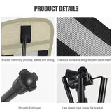 NNEOBA Outdoor Portable Folding Chair with Footrest