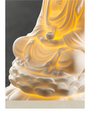 NNEOBA Ceramic Buddha LED Lamp: Tranquil Dhyana Sculpture
