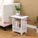 NNEOBA Compact and Chic: Nordic Modern Mini Bedside Table with Storage