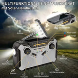 NNEOBA Solar Emergency Radio 4000mAh Grey
