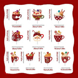 10PCS Ice Cream Christmas Yard Decorations