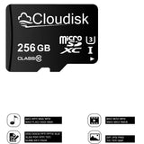 Cloudisk 256GB MicroSDXC Memory Card U3 V30 Class 10 A1 TF Card