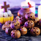 20pcs Miniature Resin Pumpkins for Halloween– 1.6 × 1.5 × 1.7CM