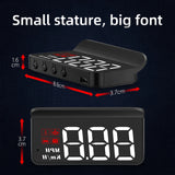 NNEOBA M3 Car HUD Display High Definition Windshield Projection Black