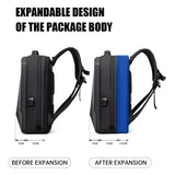 NNEOBA Expandable Hard Shell Business Laptop Backpack