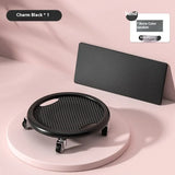 NNEOBA Multi-Directional Ab Wheel Roller Compact Sliding Plate Black
