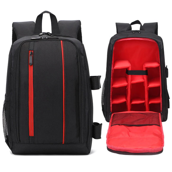 NNEOBA Multi-functional Waterproof Camera Backpack Red