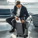 Front Opening Carry-On Suitcase
