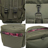 NNEOBA 100L Tactical Backpack Waterproof Camping Duffel Green