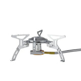 NNEOBA Camping Gas Stove with Electronic Ignition Silver
