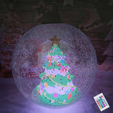 Inflatable Christmas Decoration Ball with LED Lights