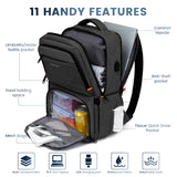 NNEOBA Waterproof Insulated Cooler Backpack Black
