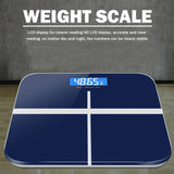 NNEOBA USB Charging Smart Body Weight Scale Blue