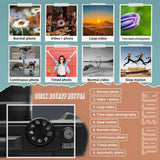 NNEOBA 4K Digital Camera for Photography 64MP Vlogging Black