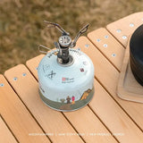 NNEOBA Mini Camping Gas Stove 2500W Silver
