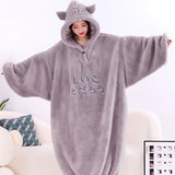 NNEOBA Oversized Fleece Hoodie Blanket