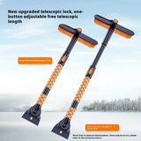 Extendable Snow Brush & Ice Scraper – Multi-Function Car Snow Removal Tool with Telescopic Handle