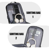 NNEOBA Expandable Hard Shell Business Laptop Backpack
