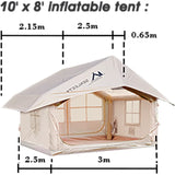 NNEOBA 10×13FT Rainfly Tarp – Waterproof Ultralight Camping Shelter for 6–8 Person