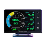 NNEOBA XS HUDGauge–Multi-Function OBD+GPS Car Instrument Black